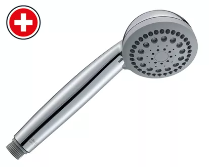 Duschbrause Duchessa verchromt - Verstellring weiss