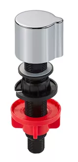 Franke Drehknopf verchromt